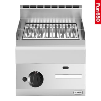 Modular Fun 650 lavasteen grill rvs 400 mm 1 zone aardgas