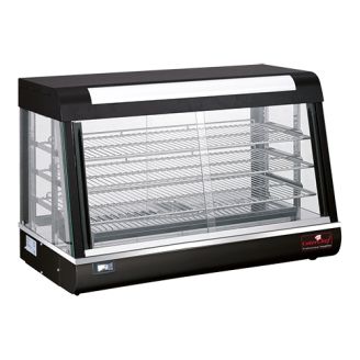 warmhoudvitrine zwart 90cm